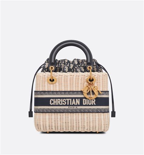 dior rattan bag